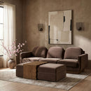 Woodra - Velvet Coffee Table/Ottoman