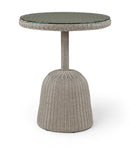 Seacrest - Tempered Glass Top And Wicker Outdoor Patio Counter Height Table