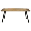 Maverick - Solid Wood Dining Table - Natural Mango