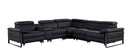 1246 - 6-Piece L-Shaped Modular Power Reclining Sectional With 3 Power Recliners And Power Headrests