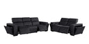 1224 - 5-Piece Modular Power Reclining Sofa And Loveseat Set In With 4 Power Recliners & Power Headrests