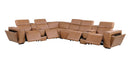 1224 - 8-Piece L-Shaped Sectional Sofa In With 4 Power Recliners & Power Headrests