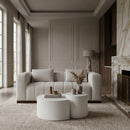 Imperia - Concrete Indoor / Outdoor Coffee Table - White