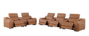 1116 - 8-Piece Modular Power Reclining Sofa, Loveseat & Chair Set In With 5 Power Recliners & Power Headrests