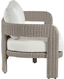 Sandbay - Olefin Water Resistant Fabric And Wicker Outdoor Patio Loveseat