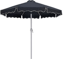 Amalfi - Patio Umbrella - Light Brown Base / White Pole