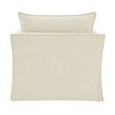 Shane - Chair With 2 Pillows - Beige Linen