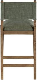 Avon - Linen Textured Performance Fabric Counter Stool