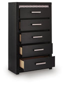 Brizmore - Five Drawer Chest - Black