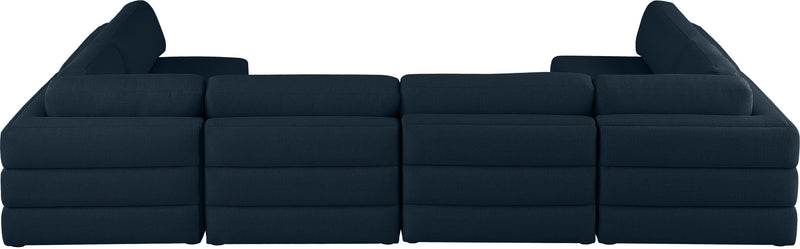 Beckham - 6 Piece Modular U-Shaped Armless Sectional