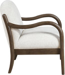 Helmsley - Performance Fabric Upholstered Accent Chair - Brown Frame