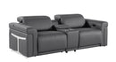 1126 - 3-Piece Modular Power Reclining Loveseat In With 2 Power Recliners & Power Headrests