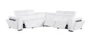 1224 - 6-Piece L-Shaped Sectional Sofa In With 3 Power Recliners & Power Headrests