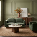 Diviento - Velvet Performance Fabric Upholstered Loveseat