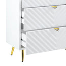Gaines - 55" Dresser - White High Gloss