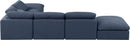 Indulge - Linen 6 Piece Modular Armless Sectional