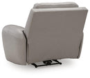 Real Moments - Power Recliner With Audio Seating - Ash