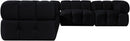 Orin - Velvet 5 Piece Modular Corner Sectional