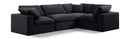 Comfy - 4 Piece Velvet Modular Sectional