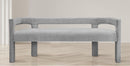 Athena - Boucle Fabric Bench