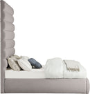 Adam - Linen Fabric Bed With 89" Headboard
