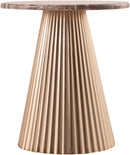 Cindra - Genuine Marble Top And Iron Base Table