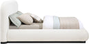 Vaughn - Boucle Bed With Black Base
