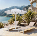 Amalfi - Patio Umbrella - White Pole