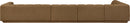 Modari - Sectional - Brown