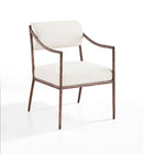 Bastille - Upholstered Dining Arm Chair (Set of 2) - Bronze Frame