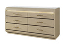 Genesis - Dresser With LED - Gold