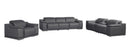 9762 - 7-Piece Modular Power Reclining Sofa, Loveseat And Chair Set With 6 Power Recliners In