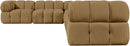 Orin - L-Shaped Velvet 6 Piece Modular Sectional