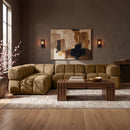 Orin - Fabric Velvet 4 Piece Modular Sectional