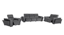 1224 - 6-Piece Modular Power Reclining Sofa, Loveseat & Chair Set In With 6 Power Recliners & Power Headrests