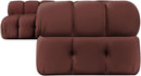 Orin - Velvet 5 Piece Modular Sectional