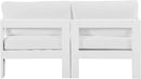 Nizuc - Outdoor Patio 2 Seat Modular Sofa With White Frame