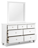 Fortman - Dresser And Mirror - White