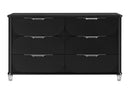Lando - 5 Piece King Bedroom Set (Bed, Dresser & Mirror, Nightstand, Chest) - Black