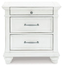 Kanwyn - Three Drawer Night Stand - Whitewash