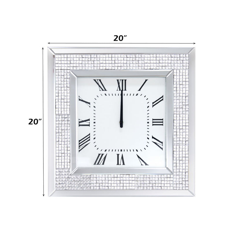 Ornat - Wall Clock - Faux Square Diamonds