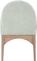 Waldorf - Chenille Dining Arm Chair With Natural Legs