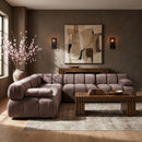 Orin - Velvet Fabric 5 Piece Modular Sectional
