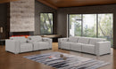1208 - Leather Reclining Set (Sofa & Loveseat With 5 Power Recliners)