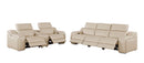 1116 - 6-Piece Modular Power Reclining Sofa And Console Loveseat Set In With 5 Power Recliners & Power Headrests