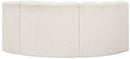 Arc - Boucle Fabric 3 Piece Modular L-Shaped Sofa