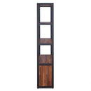 Sara - Bookshelf - Walnut & Sandy Black