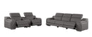 1116 - 6-Piece Modular Power Reclining Sofa And Console Loveseat Set In With 5 Power Recliners & Power Headrests