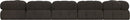 Ames - 7 Piece Fabric Modular U-Shaped Sectional
