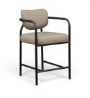 Serava - Vegan Leather Upholstered Bar Stool
